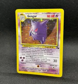 Pokemon Gengar 5/62 Fossil Holo Rare Unlimited English 1999 TCG Card - Image 2
