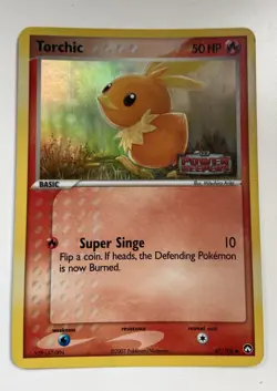 Pokemon Torchic 67/108 EX Power Keepers Hologram Card Great Condition Never Plyd - Image 1