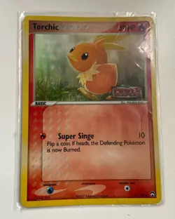 Pokemon Torchic 67/108 EX Power Keepers Hologram Card Great Condition Never Plyd - Image 4