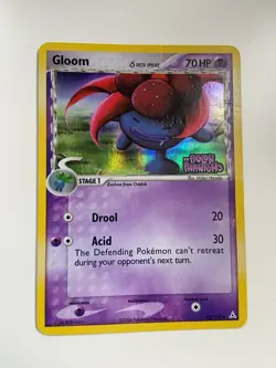 Pokemon GLOOM EX HOLON PHANTOMS 42/110 Hologram Card Great Condition - Image 1