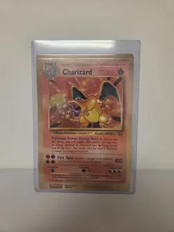 Pokemon CHARIZARD Japanese COROCORO Non Holo JUMBO PROMO Base Set Card 4/102 - Image 2