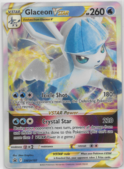 Glaceon VSTAR SWSH197 SWSH: Sword & Shield Promo Cards Holo - Image 1