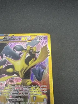 Pokemon TCG Alakazam EX Holo Full Art Ultra Rare 2016, 125/124 Card - Image 3