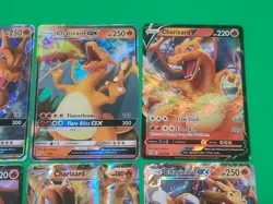 Pokemon TCG Charizard Mixed Lot EX, GX's, V's9 Cards Lot NM-MINT Gradable Nice! - Image 5