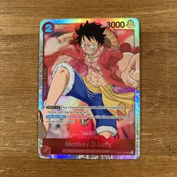 ONE PIECE Card Game Romance Dawn OP01-024 Monkey D Luffy Super Rare - Image 1