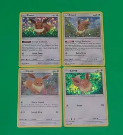 Pokemon Alternate Art Eevee Holo's Swirl Cards Lot Of 4 NM-MINT Condition Nice! - Image 4