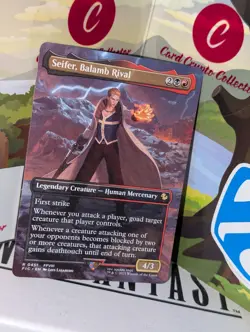 Seifer, Balamb Rival 451 Borderless Final Fantasy Rare MTG Scene FIC EN NM - Image 1