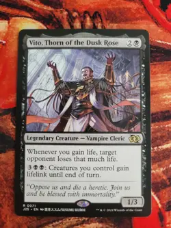 Vito, Thorn of the Dusk Rose - MTG - ANIME - 0071 - J25 - Jumpstart Foundations - Image 1