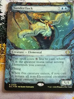Sunderflock - Foil - Showcase Lorwyn Eclipsed MTG - Image 1