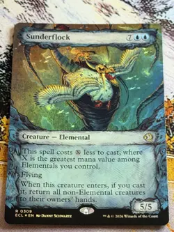 Sunderflock - Foil - Showcase Lorwyn Eclipsed MTG - Image 2