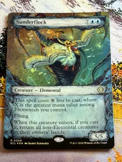 Sunderflock - Foil - Showcase Lorwyn Eclipsed MTG - Image 5