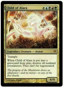 mtg magic child of alara conflux ENGLISH enfant d'alara - Image 1