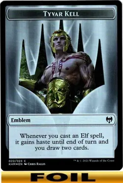 1x - Tyvar Kell Emblem - FOIL - #22 - Kaldheim - NM MTG - Image 1