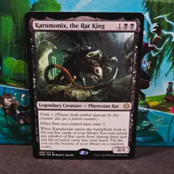 magic the gathering - Karumonix, the Rat King - Legendary Creature - Rat - Rare - Image 1