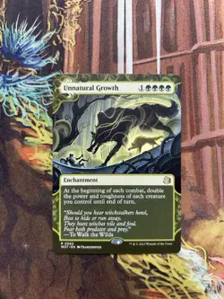 MTG NM Unnatural Growth [Wilds of Eldraine Enchanting Tales] - Image 1