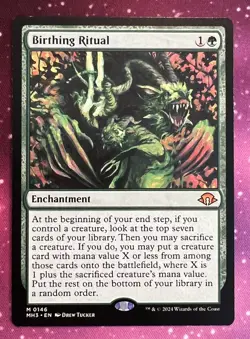 MTG Birthing Ritual 146 Mythic NM/M Modern Horizons 3 MH3 Magic the Gathering - Image 1