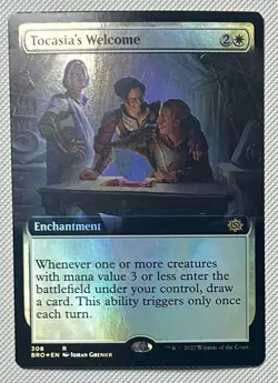 1x Tocasia's Welcome Extended Art The Brother's War NM MTG Magic Foil - Image 1