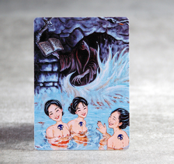 Dark Sento Ritual IV MTG Satirical Altered Art - Image 2