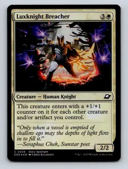 MTG Luxknight Breacher Edge of Eternities FOIL 26 - Image 1