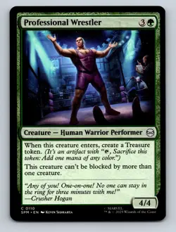 MTG Professional Wrestler C0110 Marvel's Spider-Man Regular NM - Image 1