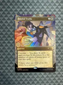 MTG Painful Truths #2302 Rainbow Foil Rare Secret Lair Drop Series (SLD) - Image 1