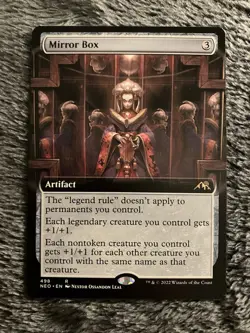 Magic The Gathering MTG - Mirror Box (Extended Art) - Kamigawa: Neon Dynasty - Image 1