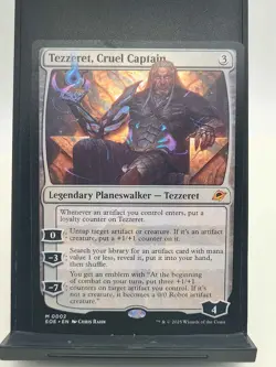 1x Tezzeret, Cruel Captain - Edge of Eternities - MTG 0002 mythic NM x1 - Image 1