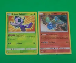 Pokemon Mint Condition Sealed Shining Ho-oh SM70 & Shining Celebi SM79 Gradeable - Image 3