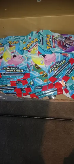 Pokemon TCG Scarlet & Violet Journey Together 10 Sealed Booster Packs - Image 2