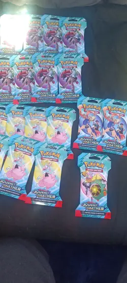 Pokemon TCG Scarlet & Violet Journey Together 10 Sealed Booster Packs - Image 4