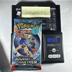 Heavy! 22.60g! Pokemon Journey Together Booster Pack Sealed - Image 1