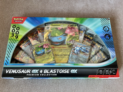Pokemon TCG Venusaur ex & Blastoise ex Premium Collection Boxes Sealed Lot of 3 - Image 2