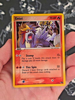 Entei 001/017 POP Series 2 Holo - Pokemon TCG - NM/LP - Image 1