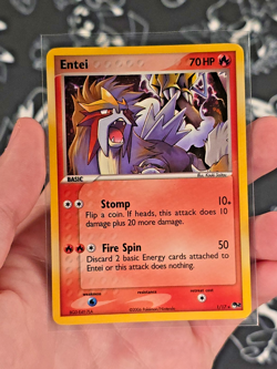Entei 001/017 POP Series 2 Holo - Pokemon TCG - NM/LP - Image 2