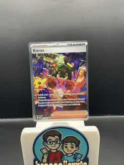 Pokemon TCG Twilight Masquerade Kieran Special Illustration Rare 218/167 NM - Image 2