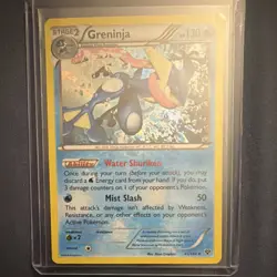 Pokemon Greninja 41/146 Holo Stage 2 130HP Water Shuriken Mist Slash TCG 2014 - Image 1