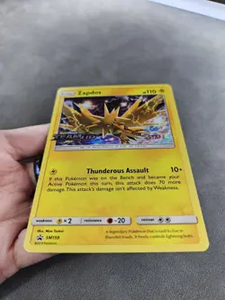 Pokemon TCG Zapdos STAFF Stamped Prerelease Promo SM159 Lost Team Up- NM - Image 3