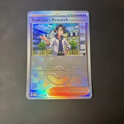 professors research 125/131 pokeball holo Pokemon Prismatic Evolutions NM - Image 1