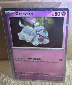 Greavard | 100/197 | Cosmos Holo | Pokemon Houndstone ex Box - Image 1