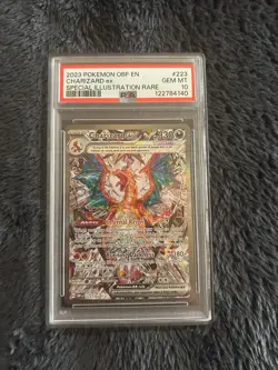 2023 Pokemon OBF en Special Illustration Rare #223 Charizard EX Gem Mint PSA 10 - Image 1
