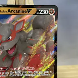 Hisuian Arcanine V - 090/195 Silver Tempest Ultra Rare Pokemon - NM/MINT - Image 3
