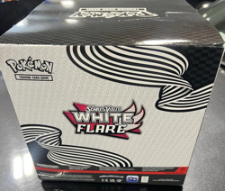 Pokemon White Flare Tech Sticker Collection Display Case - Image 1