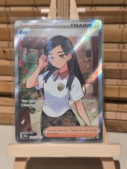 Eri 136/131 Full Art Ultra Rare Holo Prismatic Evolutions Pokemon NM/M - Image 1
