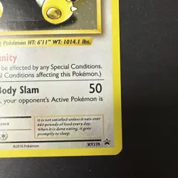 Pokemon TCG Snorlax - XY179 XY Promos #XY179 (2016) Promo Holo LP - Image 4