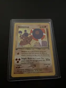 Hitmontop 3/75 Neo Discovery Unlimited Holo Rare Pokemon TCG - Image 1