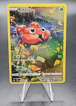 Pokemon Sword & Shield Paras GG32 Crown Zenith Galarian Gallery Full Art G - Image 1