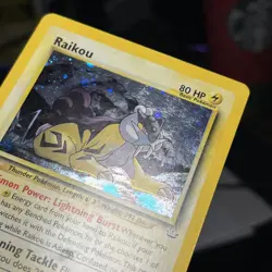 Pokemon TCG Raikou Neo Revelation 13/64 Holo Rare MP - Image 3