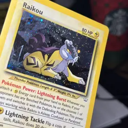 Pokemon TCG Raikou Neo Revelation 13/64 Holo Rare MP - Image 5