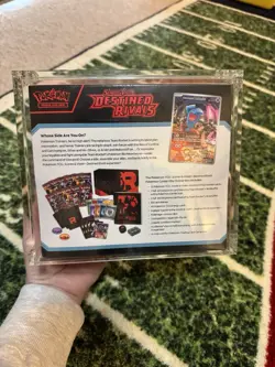 Pokemon Destined Rivals Pokemon Center Exclusive ETB Factory Sealed W/ Case - Image 2