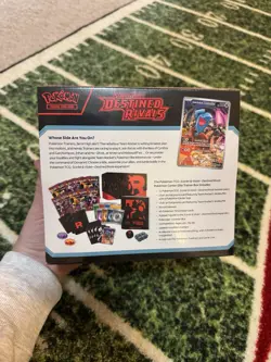 Pokemon Destined Rivals Pokemon Center Exclusive ETB Factory Sealed W/ Case - Image 4